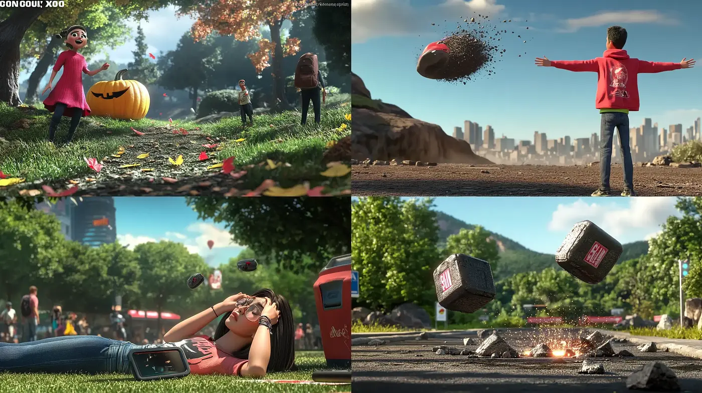 Dynamic Cinematic Vivacity: A Study in Consistent Stylistic Elements - Midjourney sref style
