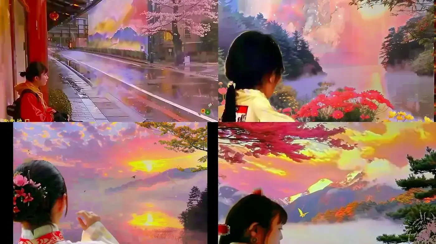 Ethereal Brushstrokes of Twilight Ambience - Midjourney sref style
