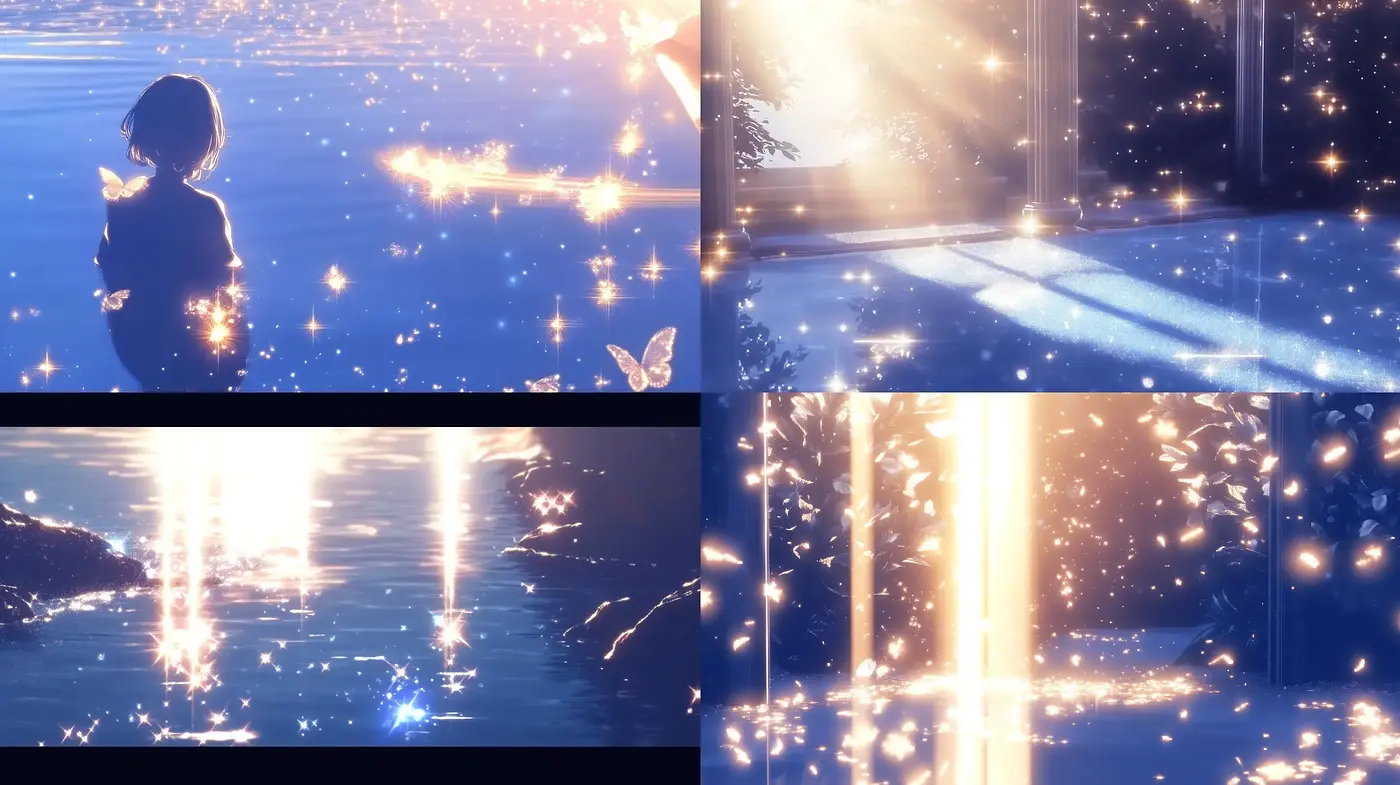 Ethereal Luminescence: A Fusion of Digital Artistry and Dreamlike Wonder - Midjourney sref style