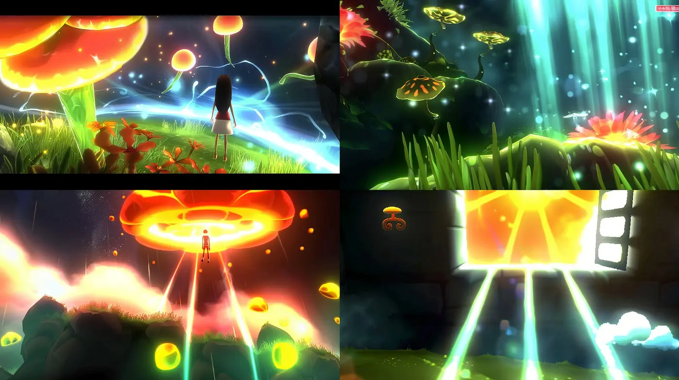 Luminous Dreamscape: A Vivid Fusion of Digital Artistry and Phantasmagorical Visions - Midjourney sref style