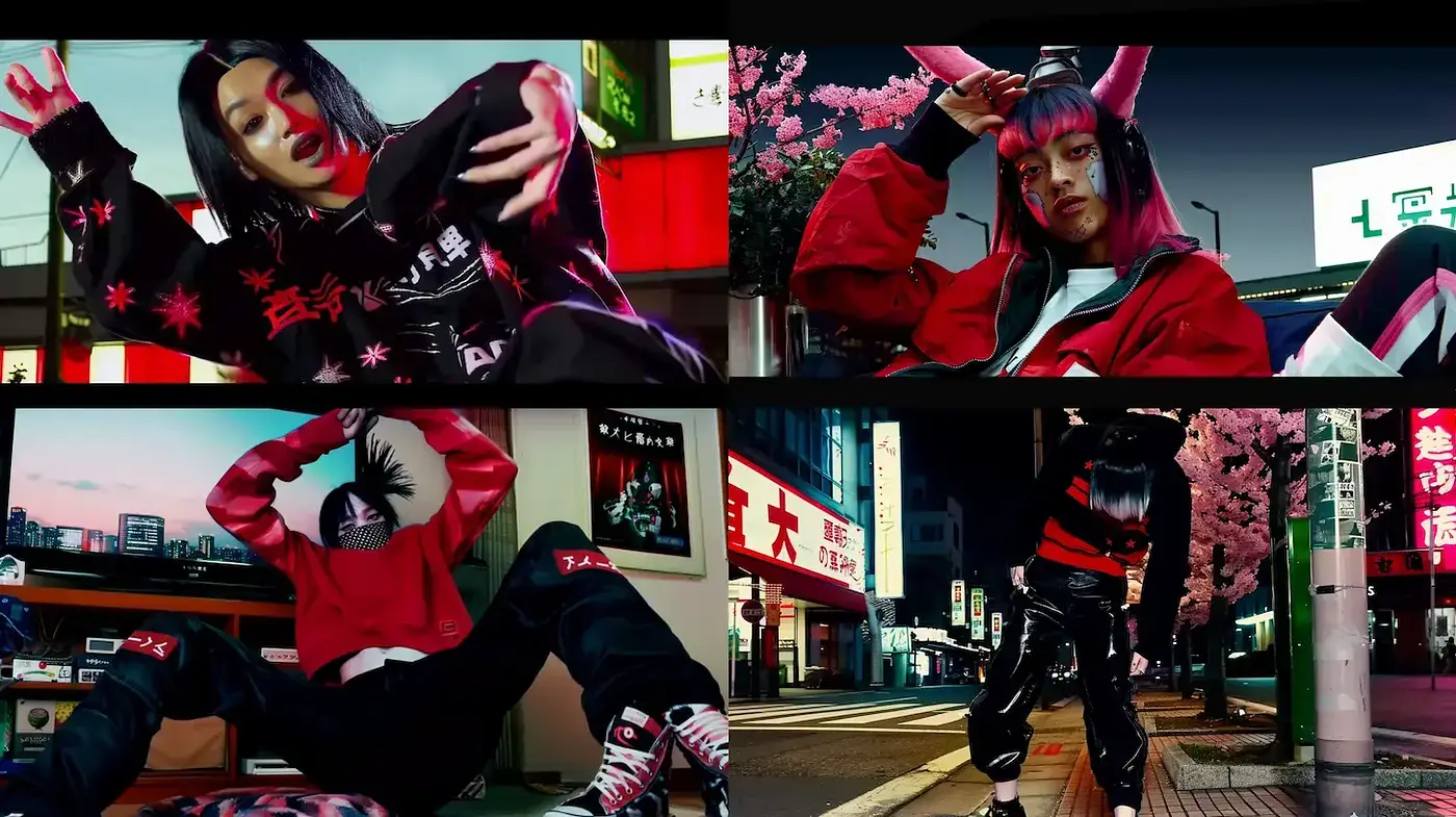 Futuristic Urban Aesthetic with Hints of Street Culture - Midjourney sref style