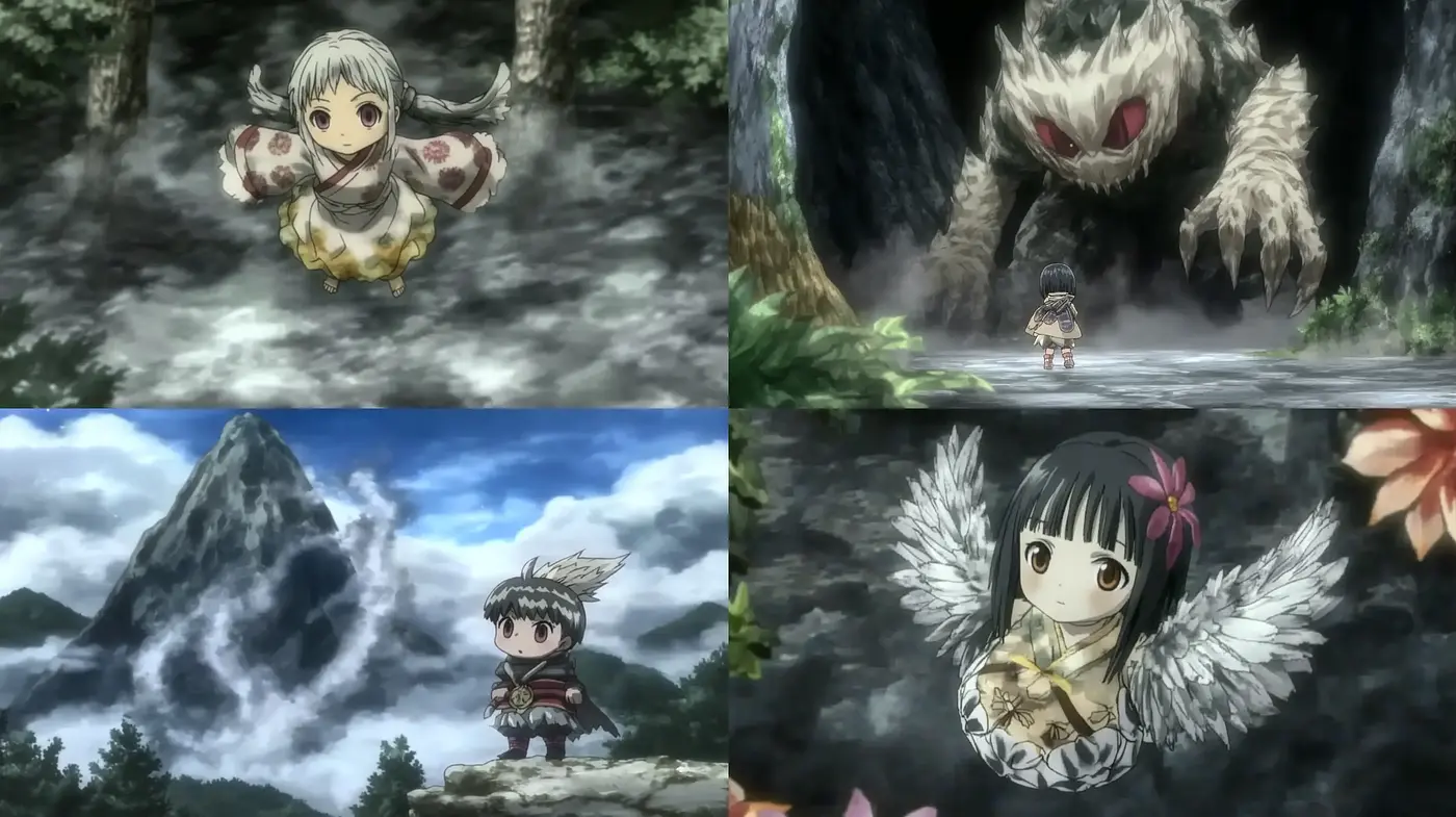 Enchanting Anime-Inspired Ethereal Fantasy Landscapes - Midjourney sref style