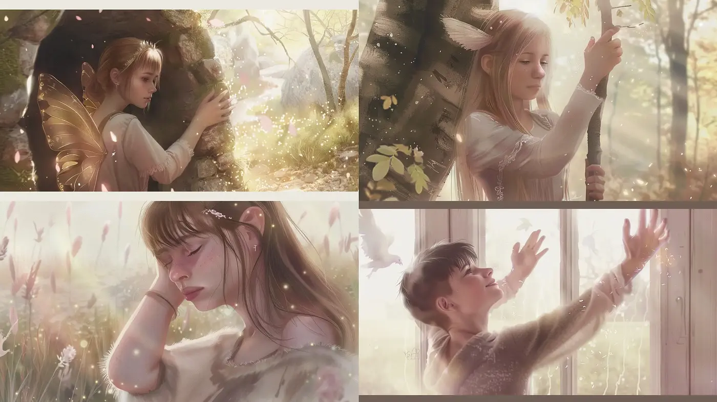 Ethereal Luminescence: Magic in Pastel Realism - Midjourney sref style