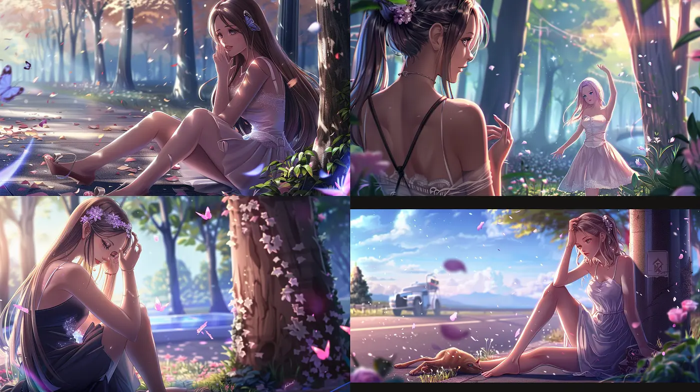 Ethereal Dreamscapes: A Synchronized Symphony of Light and Color - Midjourney sref style