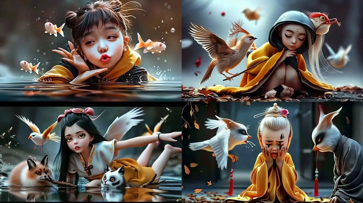 Enchanted Whimsical Realism with a Surreal Twist - Midjourney sref style