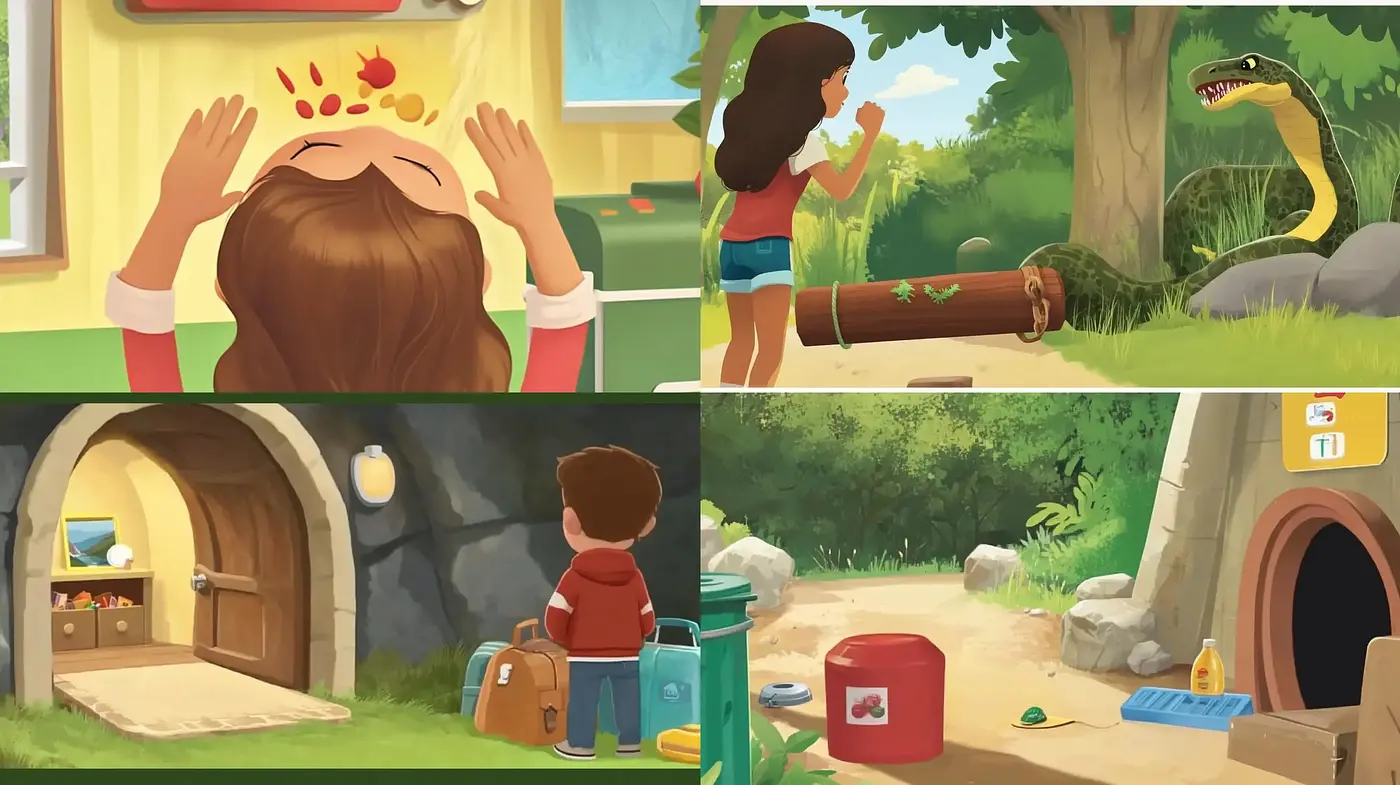 Consistent Vivid Storybook Illustration Style - Midjourney sref style