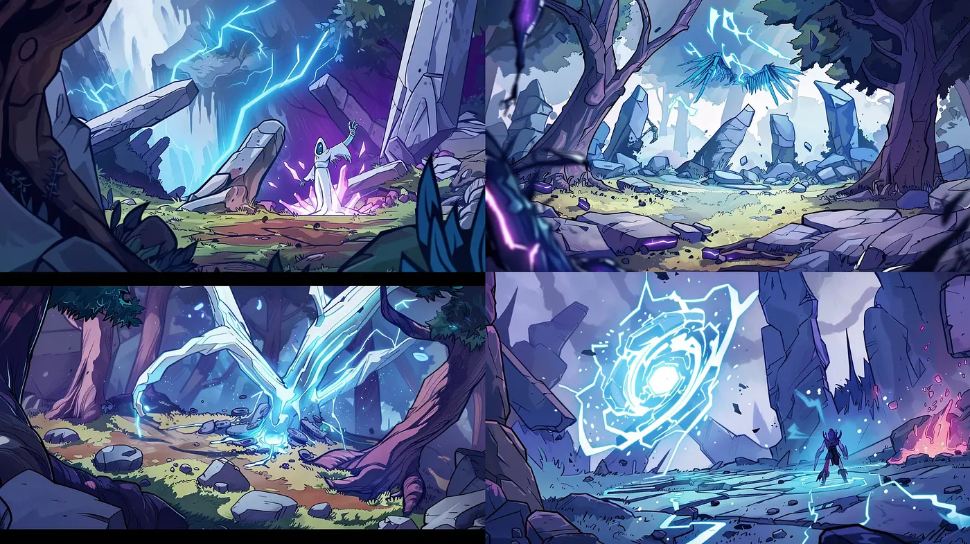 Ethereal Fantasy Vistas: A Tapestry of Vivid Dreamlike Environments - Midjourney sref style