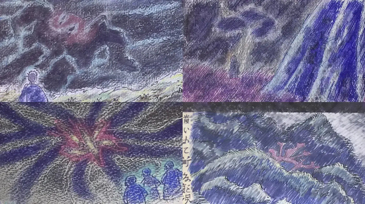 Ethereal and Expressive Style with Influences from Japanese Art and Dreamlike Imagery - Midjourney sref style