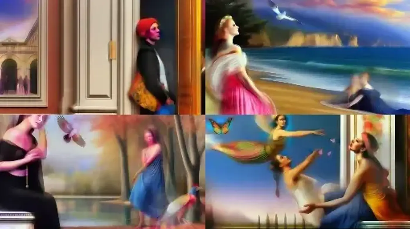 Ethereal Dreamscape Portraiture with a Surrealist Touch - Midjourney sref style