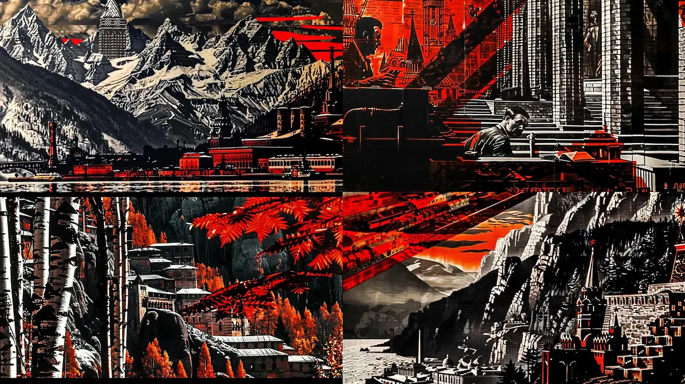 Dramatic and Bold Visuals with a Surreal Twist - Midjourney sref style