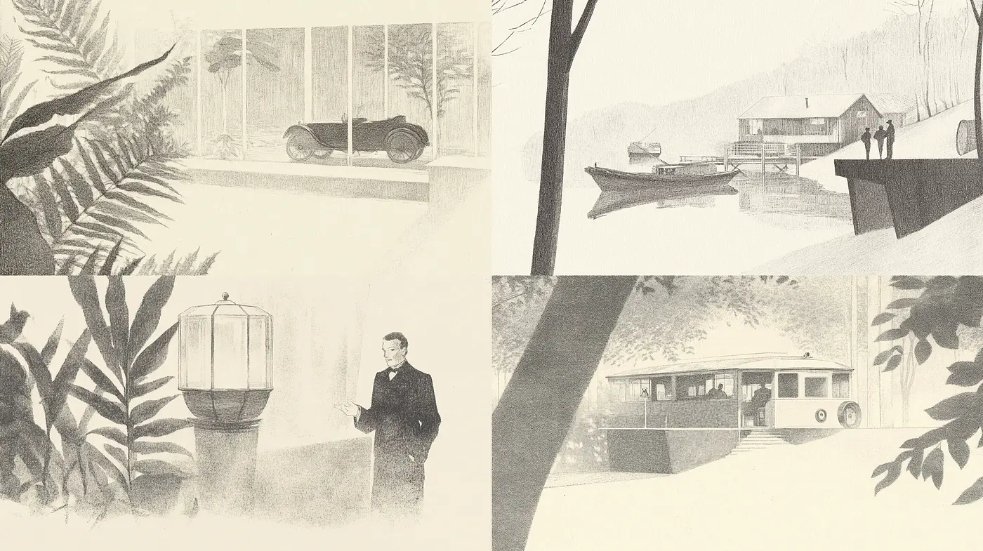 Elegantly Understated Monochromatic Vignettes - Midjourney sref style