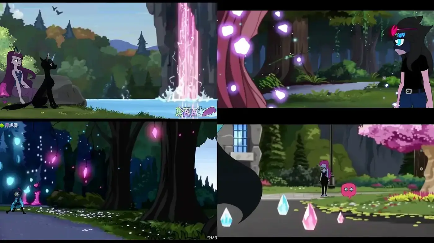 Enchantingly Whimsical Landscapes Blending Nature and Fantasy - Midjourney sref style