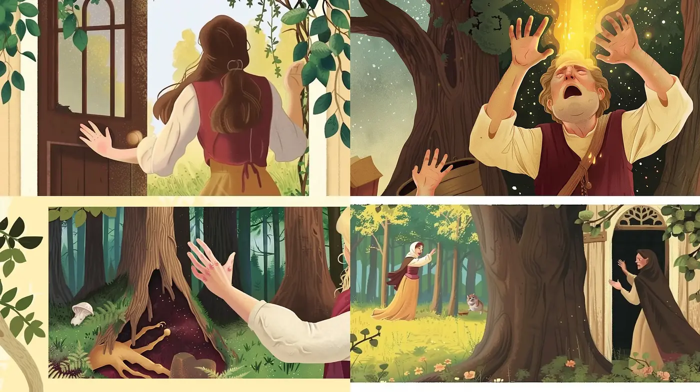 Enchanted Forest Whimsy: A Consistent Tale of Nature and Nostalgia - Midjourney sref style