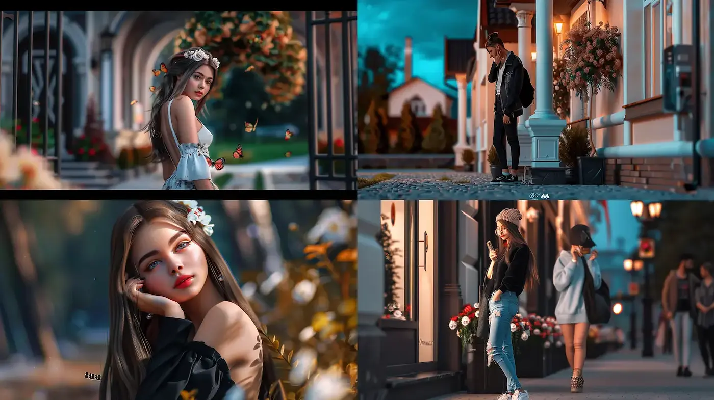 Enchanting and Dreamy Visuals with a Modern Touch - Midjourney sref style