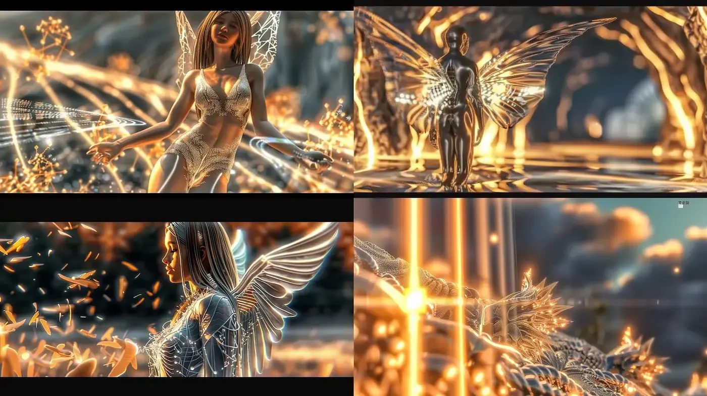 Ethereal Glow with Intricate Details and Fantasy Elements - Midjourney sref style