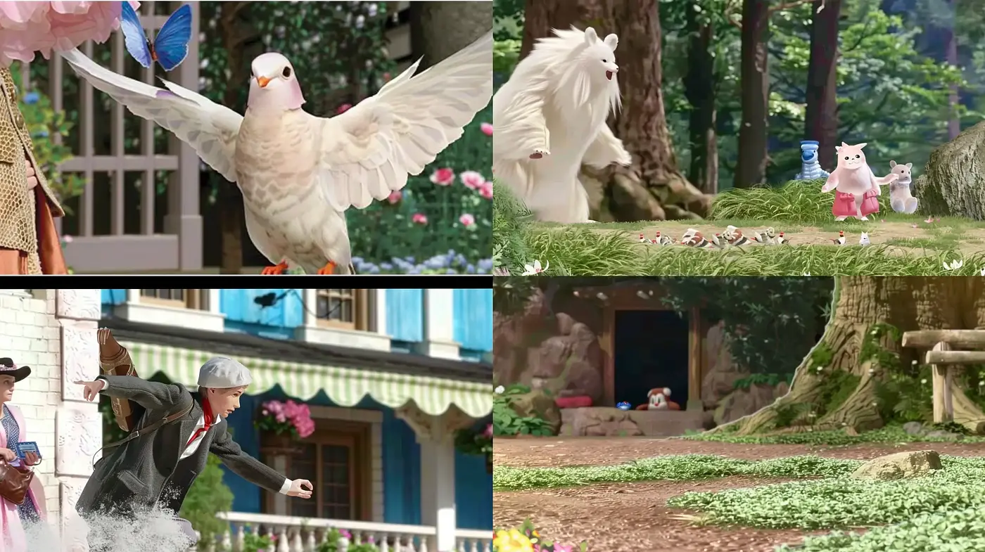 Whimsical Fairy-Tale Escapism with Pastel Storybook Aesthetics - Midjourney sref style
