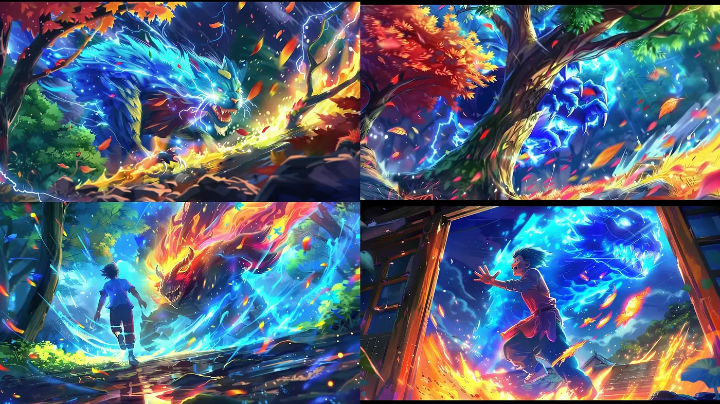 Ethereal Dreamscape in Dynamic Brushwork - Midjourney sref style