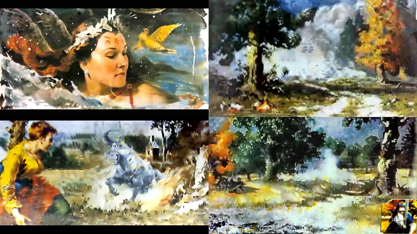Impressionistic Brushwork with Luminous Autumnal Hues - Midjourney sref style