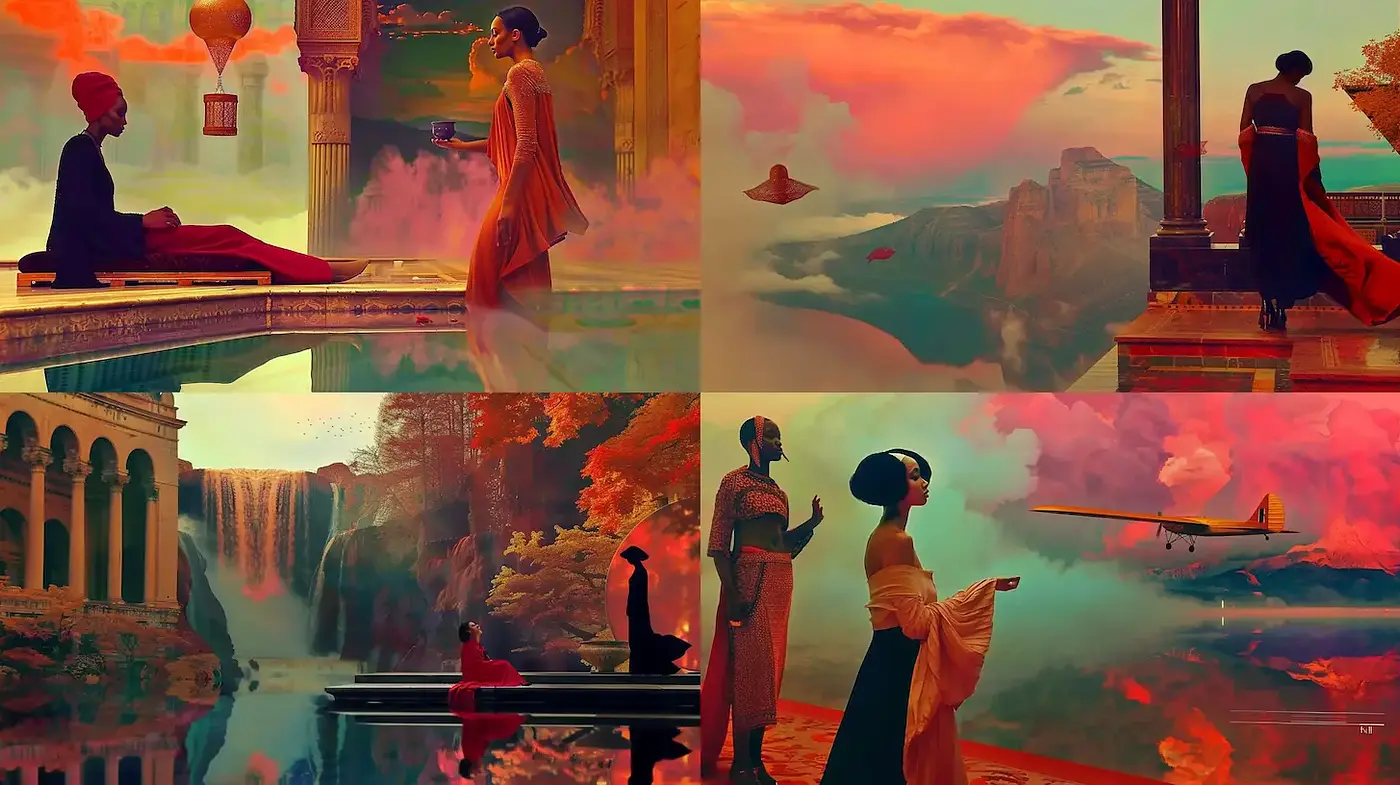 Surreal and Ethereal Imagery with a Dreamlike Quality - Midjourney sref style