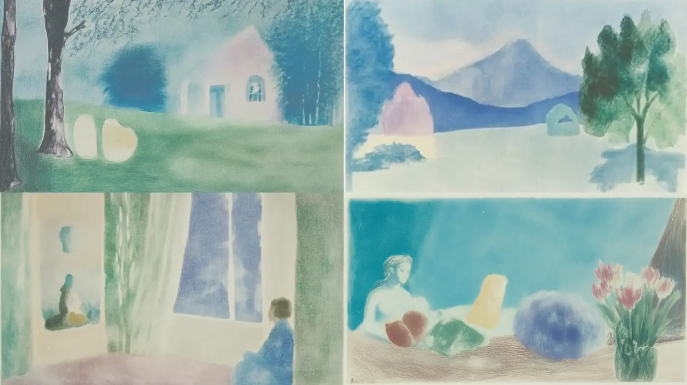 Ethereal Hues of Serenity: A Study in Dreamlike Impressionism - Midjourney sref style