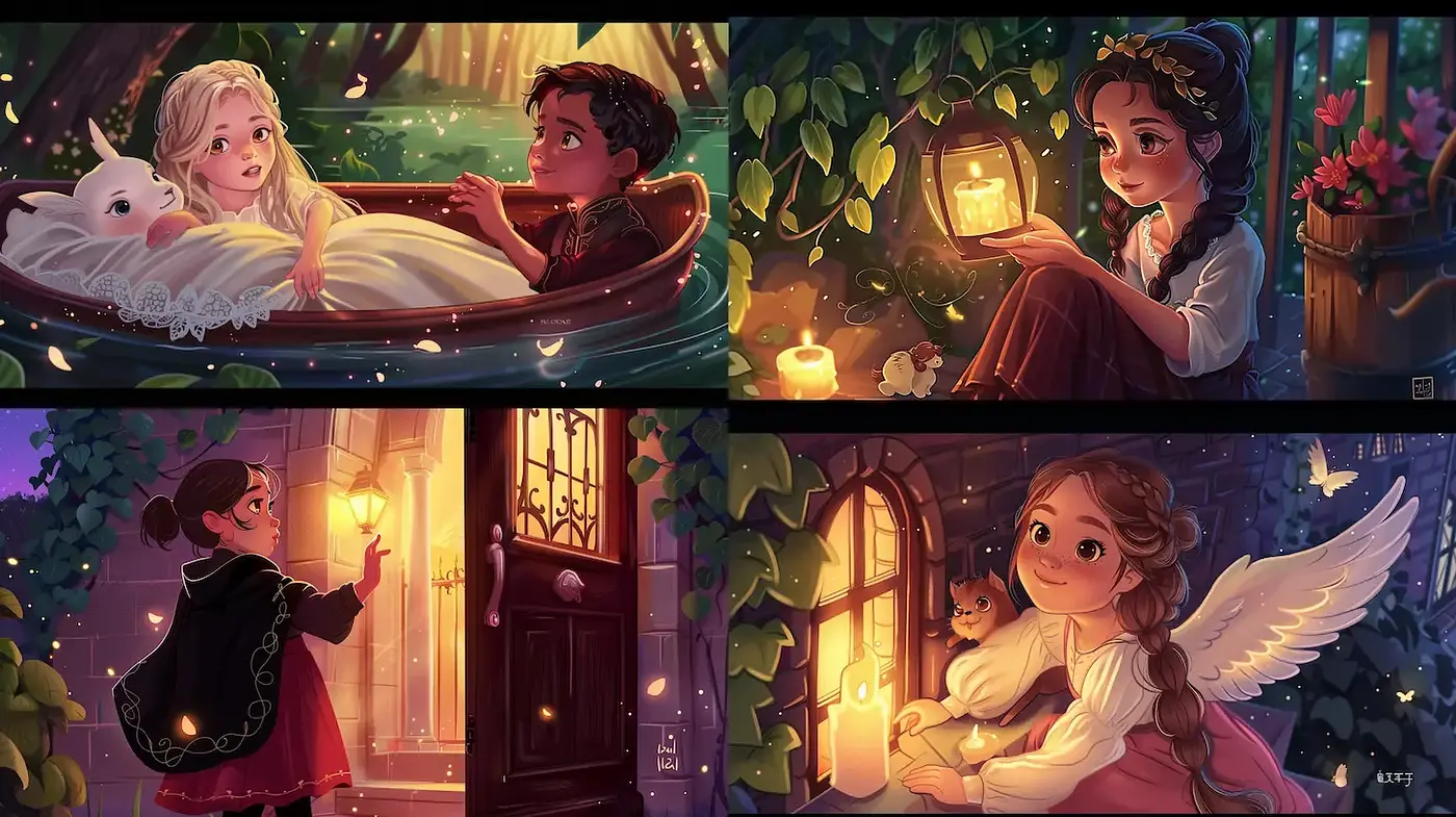 Enchanting Whimsy with a Touch of Magic - Midjourney sref style