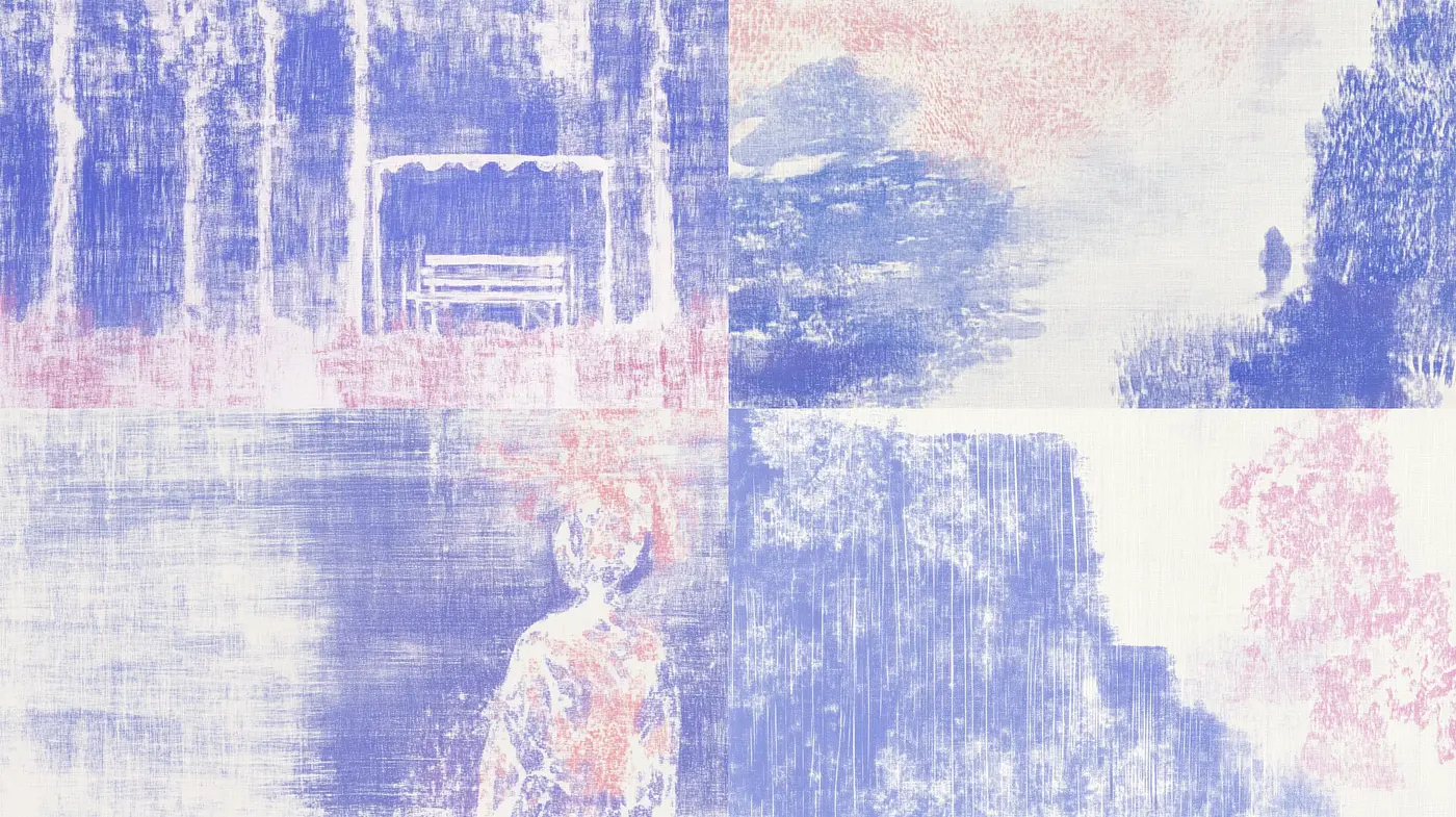 Ethereal Brushstrokes of Serenity - Midjourney sref style
