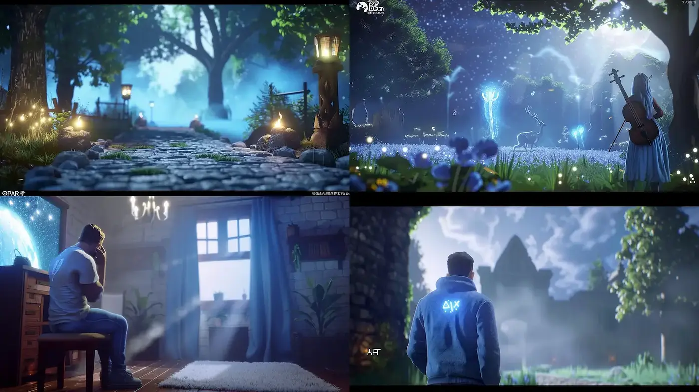 Ethereal and Dreamlike Settings infused with Natural Light and Magical Elements - Midjourney sref style