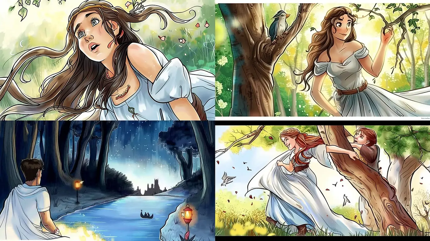 Ethereal Storybook Illustrative Harmony - Midjourney sref style
