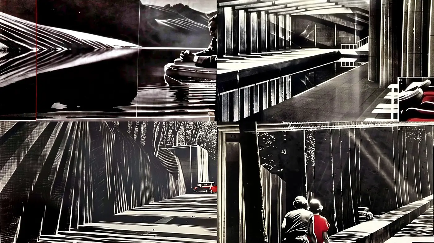 Monochromatic Cinematic Stills with Expressionist Undertones - Midjourney sref style