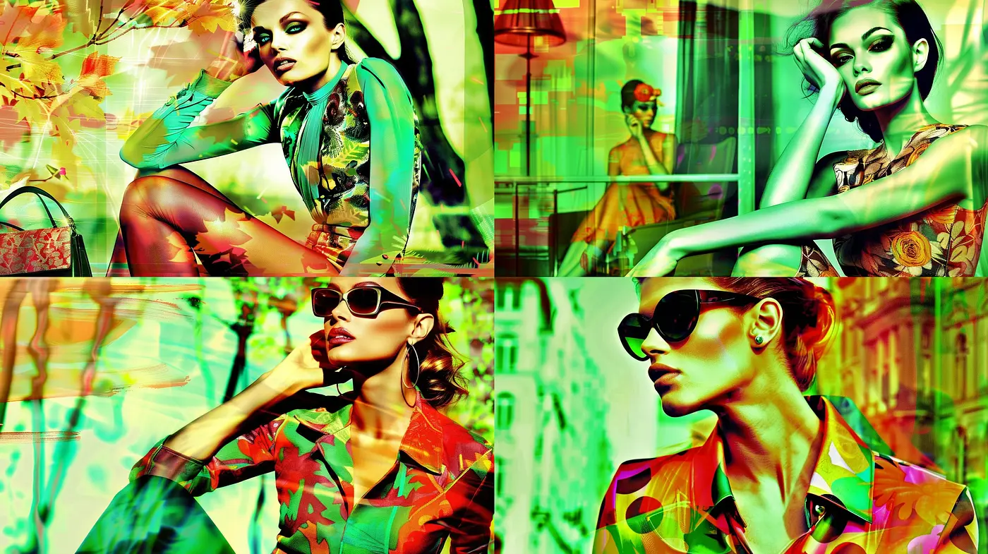 Vibrant Urban Pop Art Fusion with a Surreal Twist - Midjourney sref style