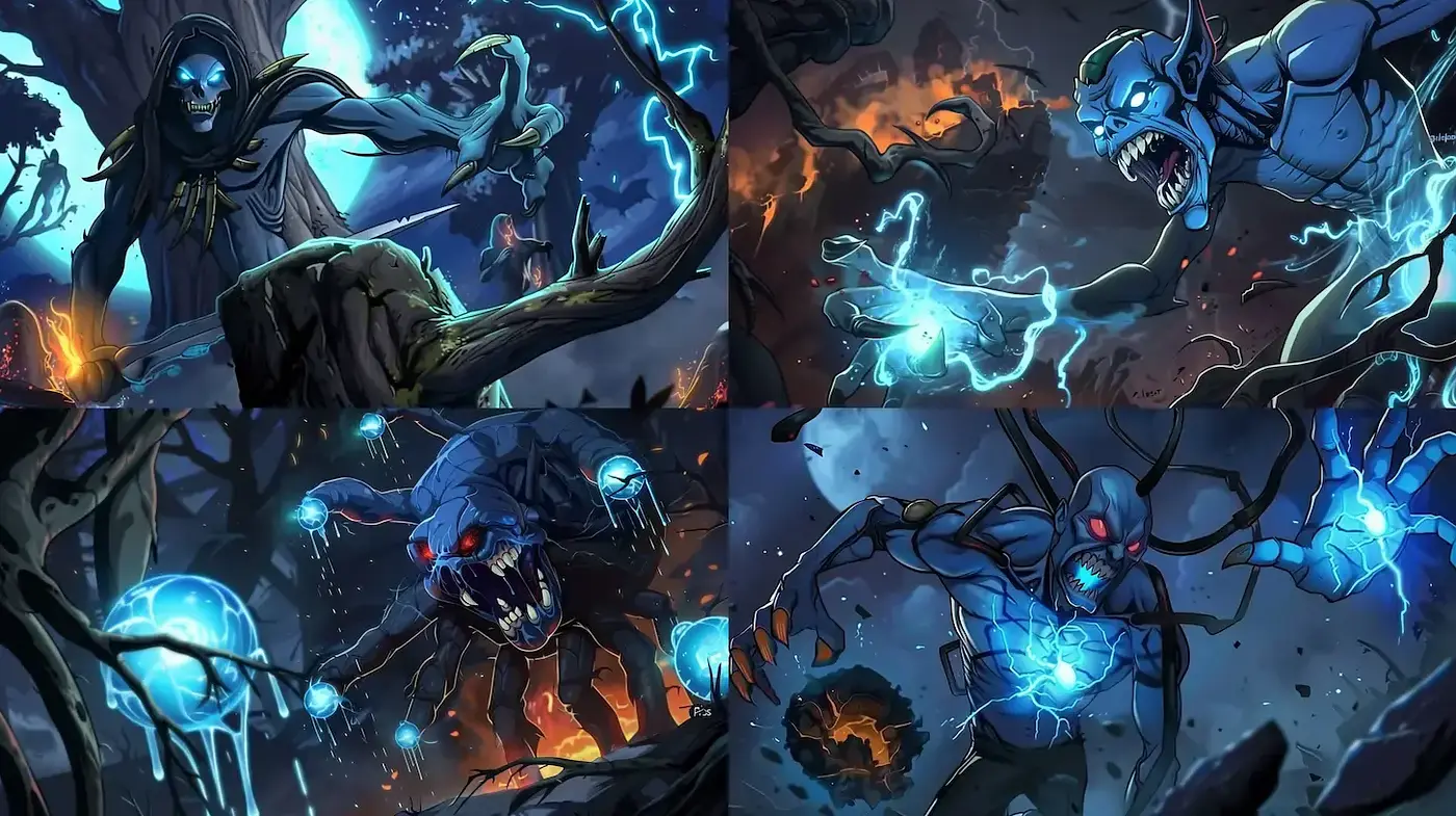 Dynamic and Evocative Fantasy Art Style with High Contrast - Midjourney sref style