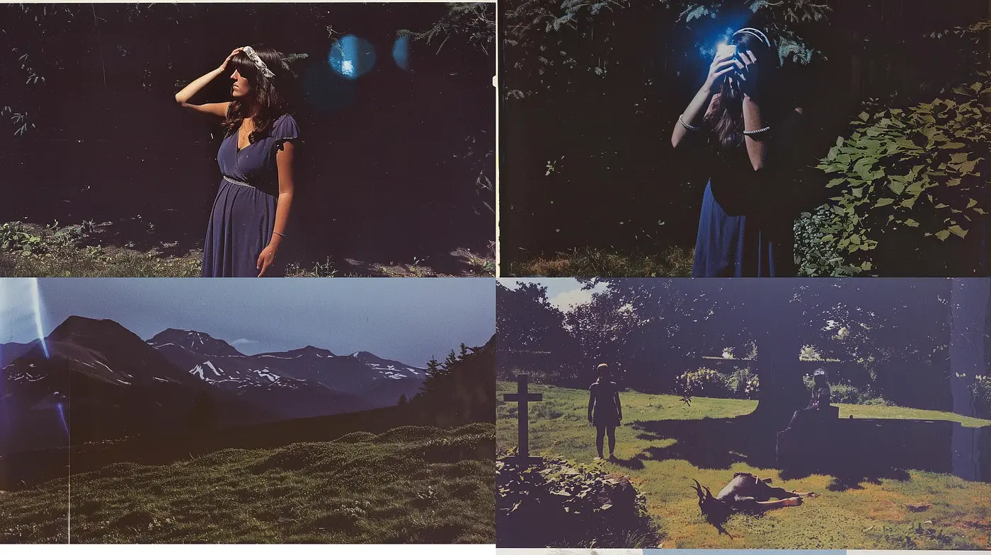 Ephemeral Twilight Dreamscape: An Homage to Cinematic Nostalgia - Midjourney sref style