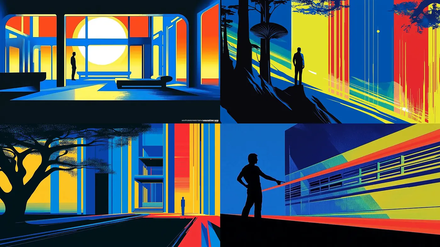 Vibrant Spectrum of Modernist Fusion - Midjourney sref style