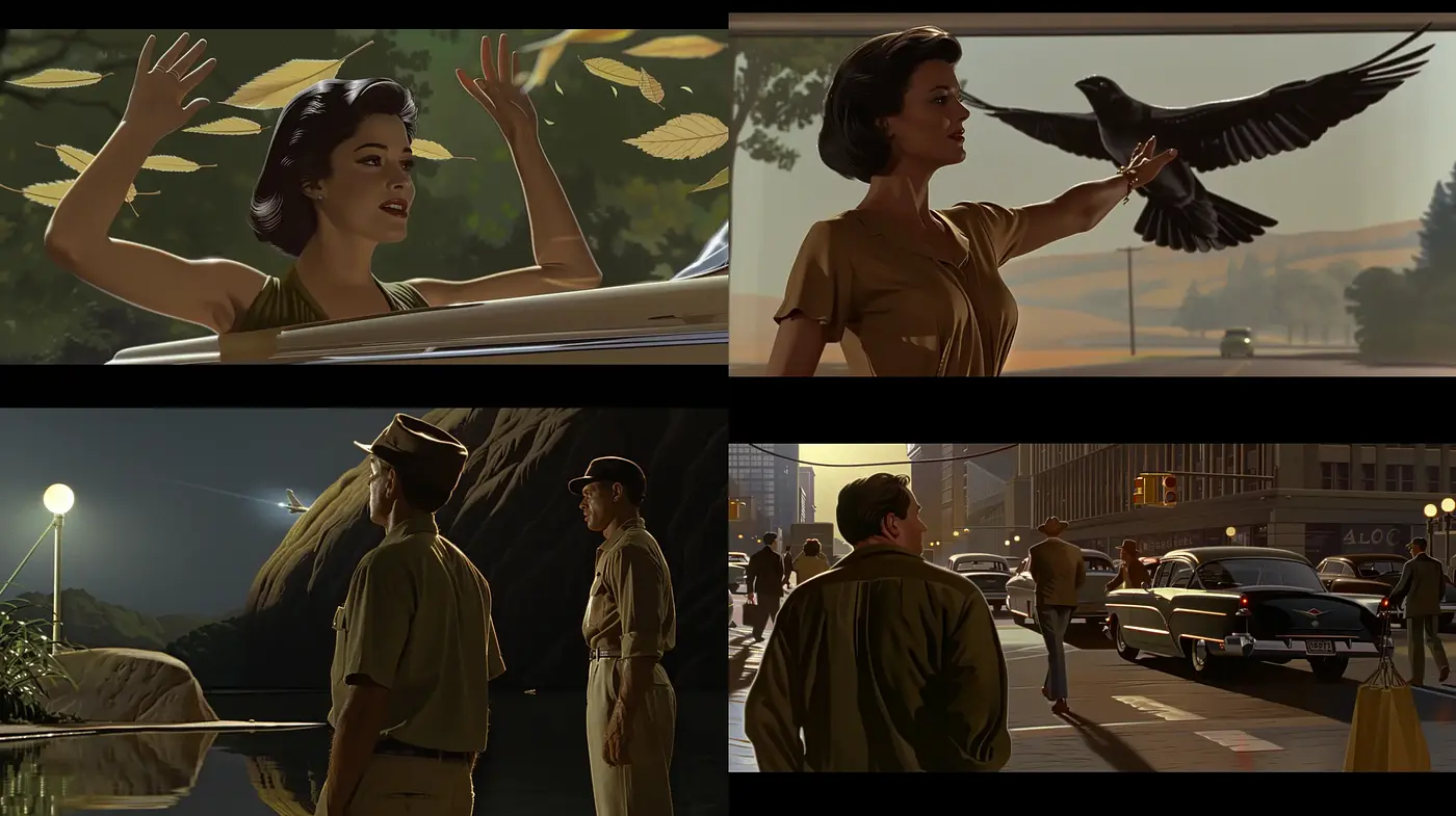 Timeless Cinematic Tableaus with Warm Tonal Narrative - Midjourney sref style