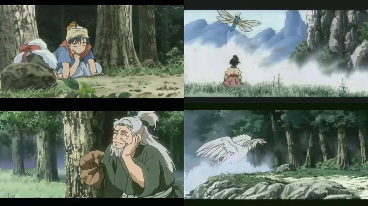 Whimsical Ghibli-Inspired Natural Landscapes and Character Study - Midjourney sref style