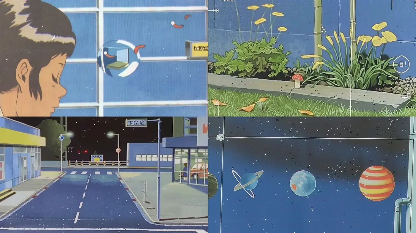 A Harmonious Blend of Retro Futurism and Natural Elements - Midjourney sref style