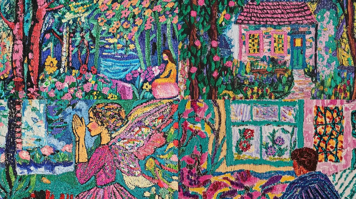 Kaleidoscope of Enchantment: A Tapestry of Vivid Hues - Midjourney sref style