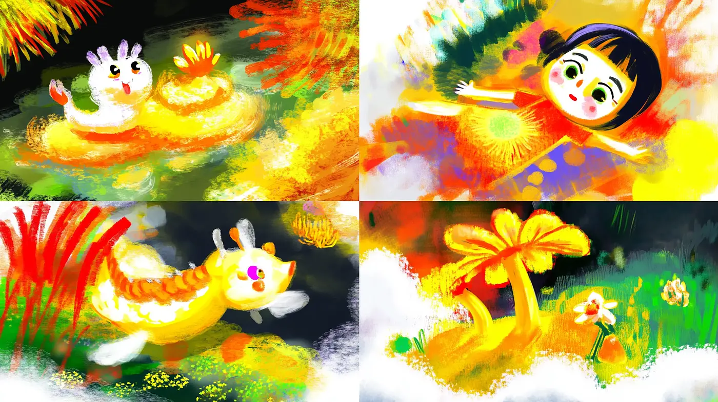 Vibrant Expressionist Bloom: A Vivid Dance of Color and Light - Midjourney sref style