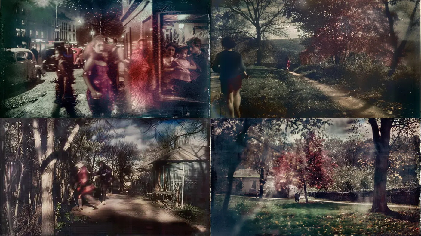 Whispers of Time: A Stylistic Fusion of Sepia Tones and Ethereal Light - Midjourney sref style