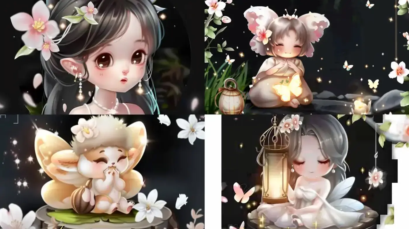 Whimsical and Enchanting Fantasy Illustrations with a Dreamlike Quality - Midjourney sref style