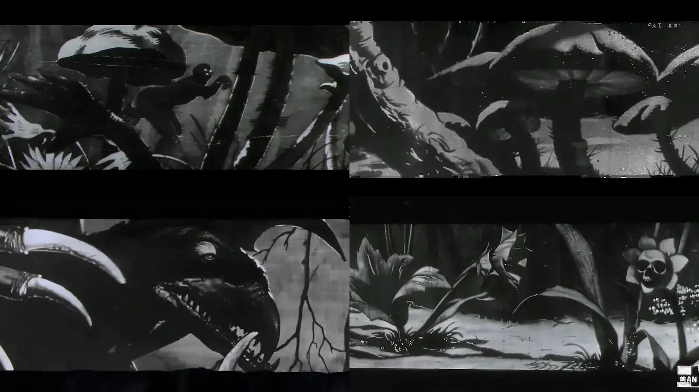 Dark and Intriguing Black and White Illustrations with a Surreal Touch - Midjourney sref style