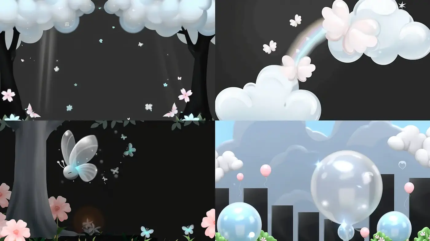 Gentle and Dreamy Illustrative Style with Whimsical Elements - Midjourney sref style