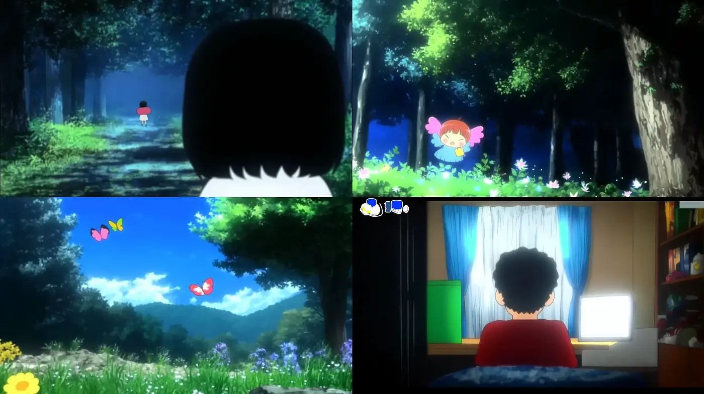 Luminous Enchantment: Anime-Inspired Vistas in Twilight Hues - Midjourney sref style