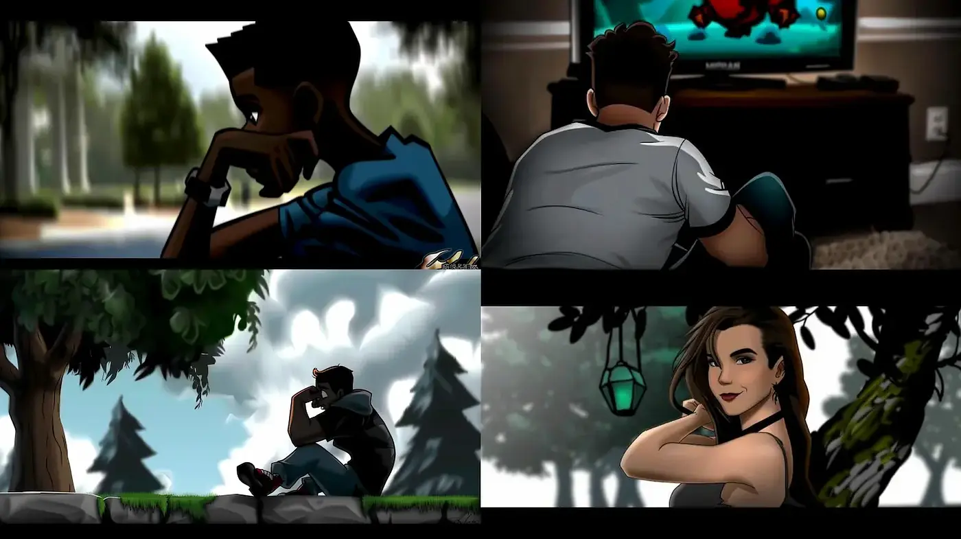 Dynamic and Stylized Illustrations with a Contemporary Edge - Midjourney sref style