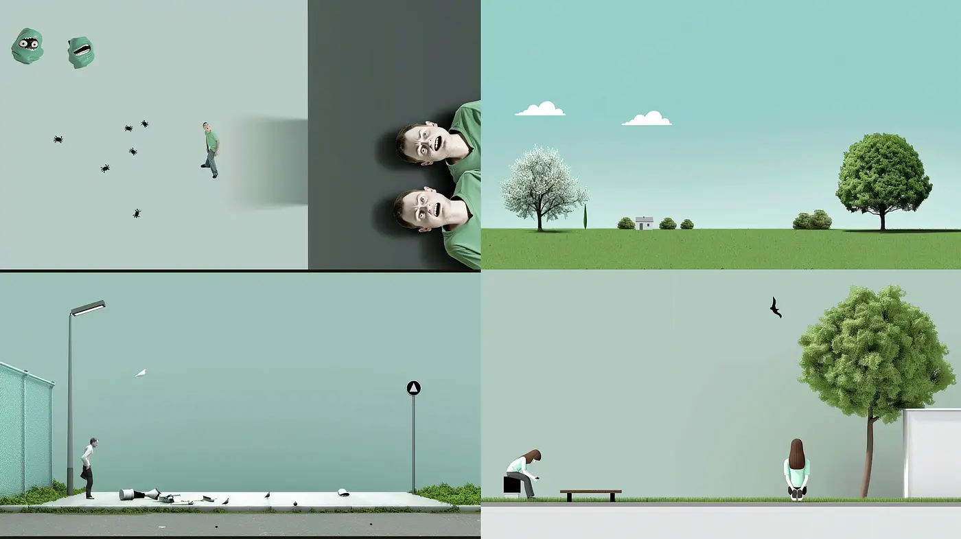 Surreal Simplicity: An Ethereal Dreamscape with a Consistent Pastel Hues - Midjourney sref style