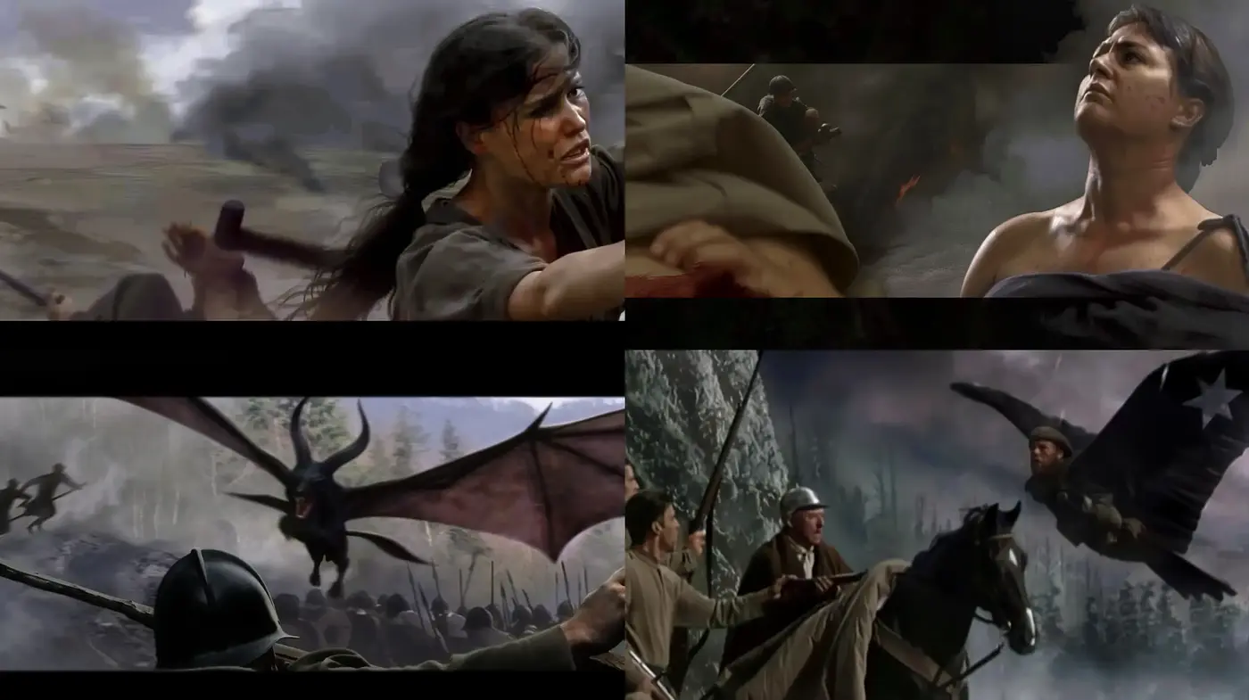 Cinematic Tapestry of Stylized Historical Drama - Midjourney sref style