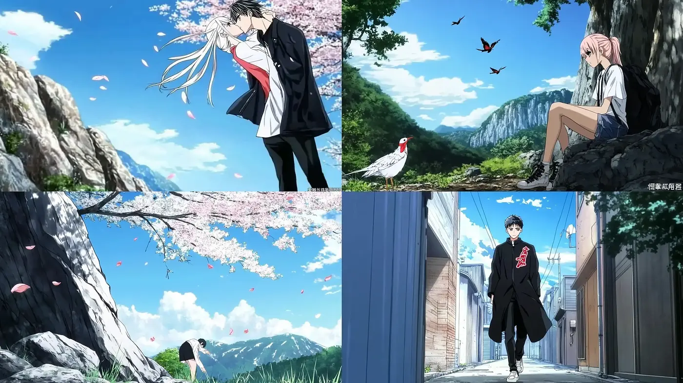 Ethereal Anime-Inspired Panoramas with Vibrant Naturalism - Midjourney sref style