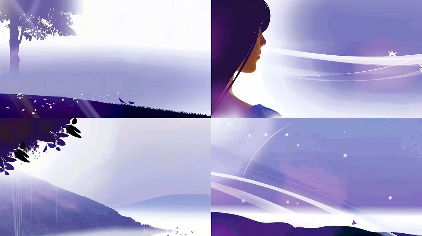 Ethereal Gradient Dreamscape: Consistency in Pastel Hues and Luminous Serenity - Midjourney sref style