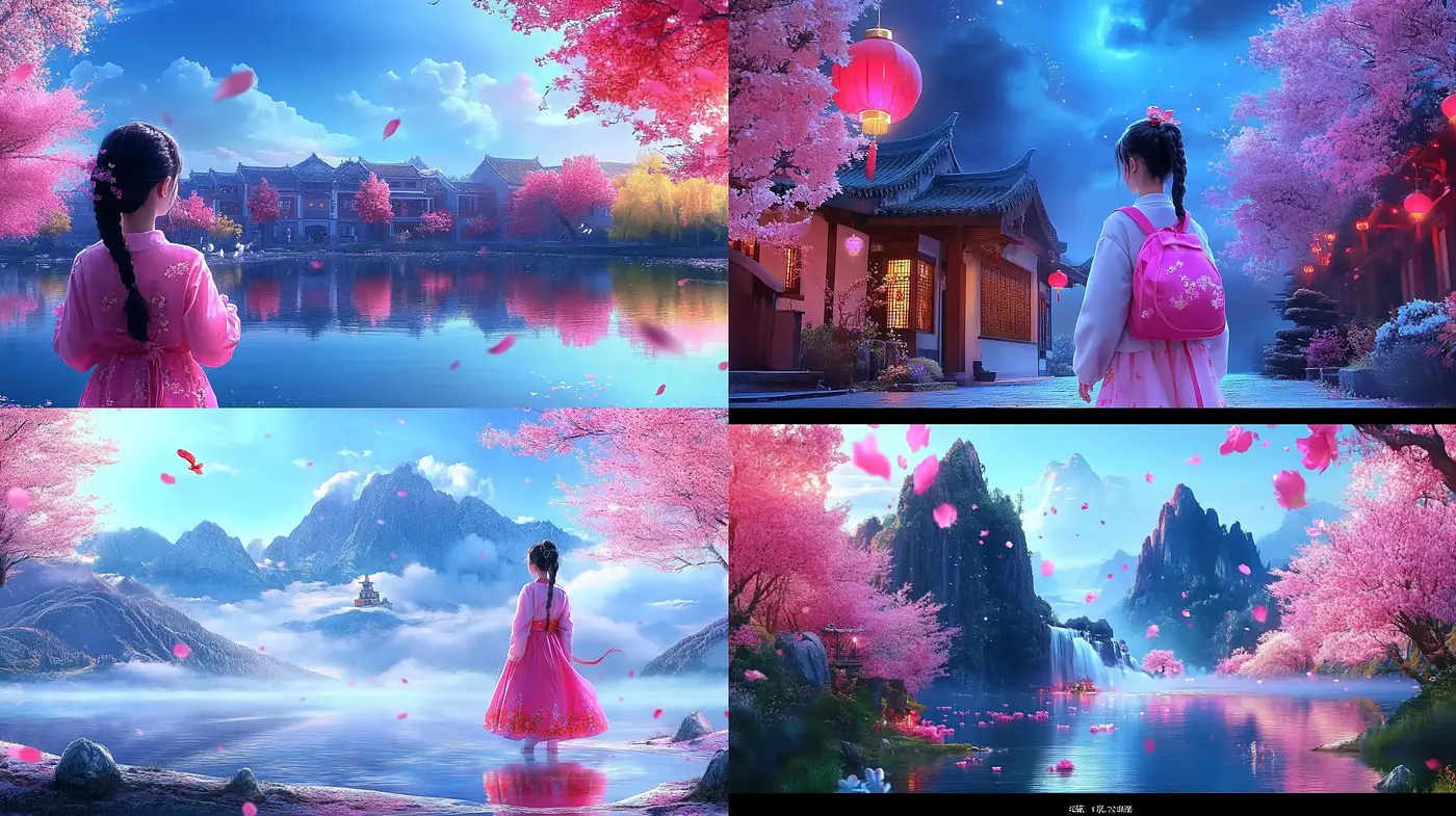 Ethereal Twilight: A Harmonious Fusion of Serenity and Vibrance - Midjourney sref style
