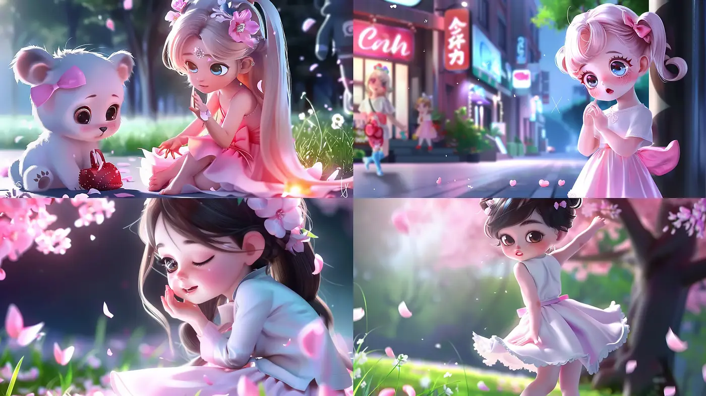 Pastel Dreamscapes with a Whimsical Anime Influence - Midjourney sref style